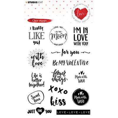 StudioLight Filled With Love Clear Stamps - Nr. 509